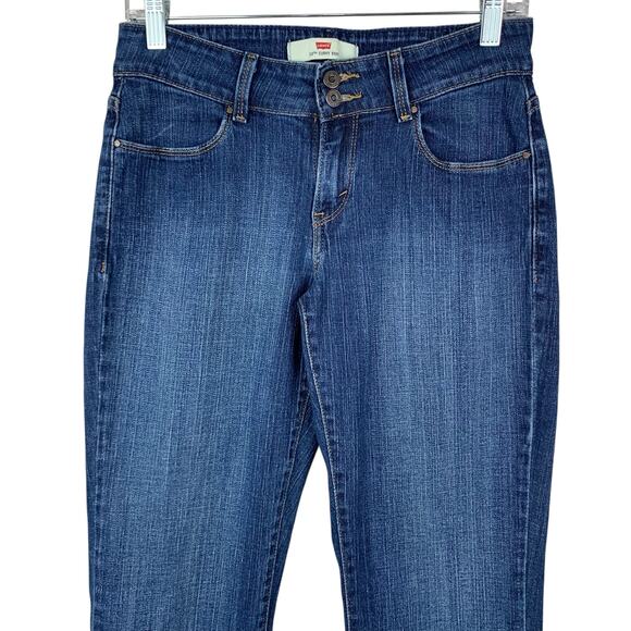 Levis 529 Curvy Boot Cut Jeans Dark Wash Blue Women's 8 - Picture 2 of 9